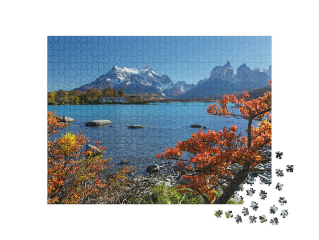 Puzzle 1000 pezzi „Parco Nazionale Torres del Paine in Patagonia, Cile“