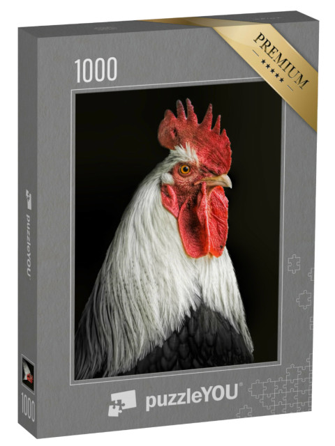 Puzzle 1000 pezzi „Ritratto di un gallo“