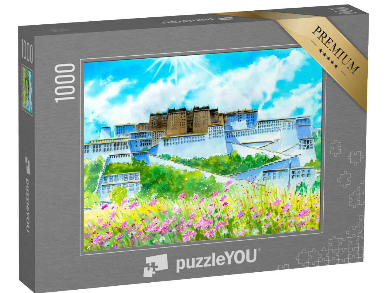 Puzzle 1000 pezzi „Palazzo Potala, Tibet, Cina“