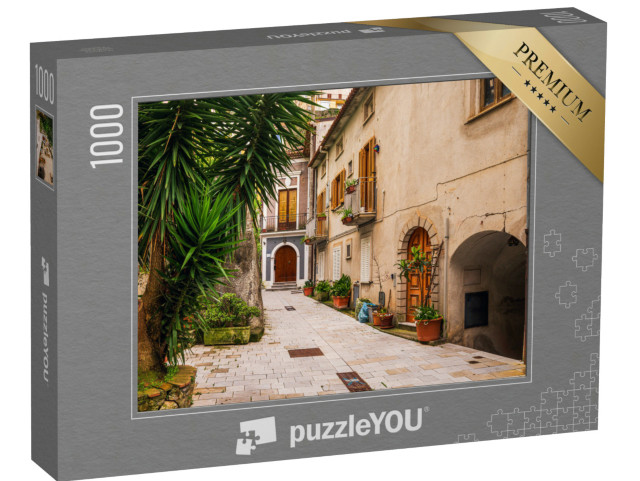 Puzzle 1000 pezzi „maratea, potenza: vedute del centro città e del paesaggio che circonda il paese“