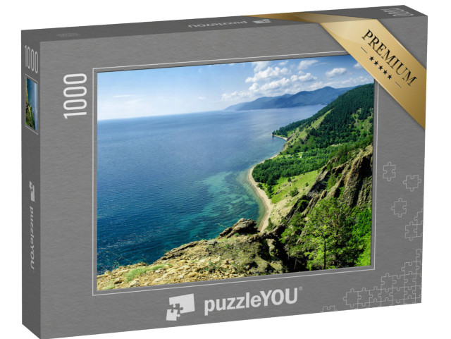 Puzzle 1000 pezzi „Vista sullo splendido lago Baikal, Russia“