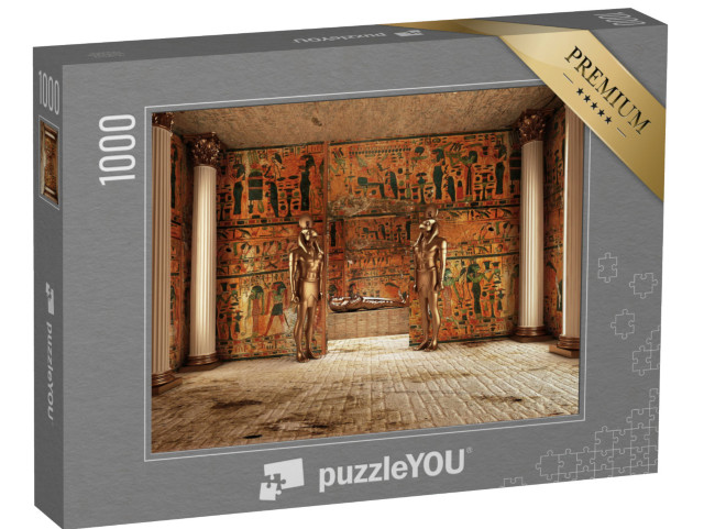 Puzzle 1000 pezzi „La tomba del faraone“