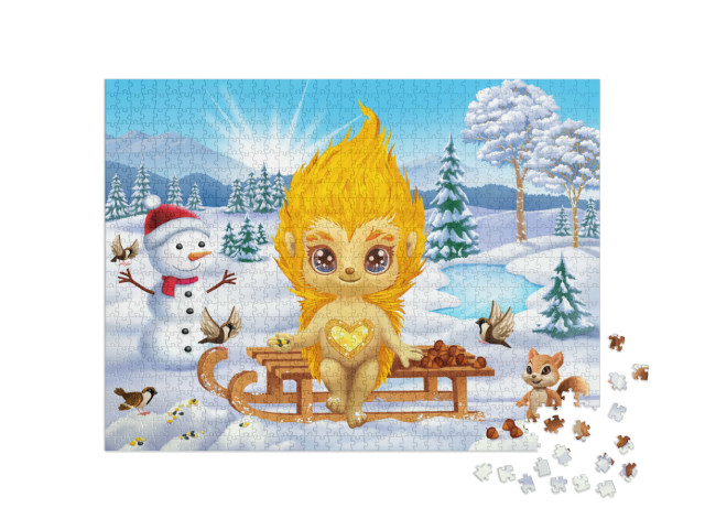 Puzzle 1000 pezzi „GOLDY: Winter“