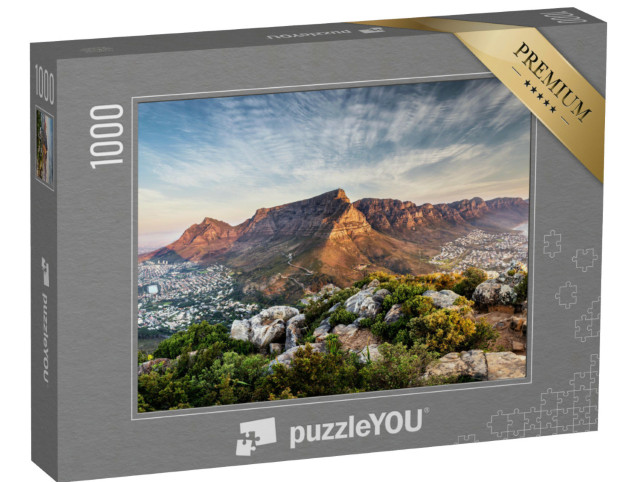 Puzzle 1000 pezzi „Table Mountain al tramonto“