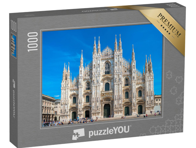 Puzzle 1000 pezzi „Il famoso Duomo di Milano, Italia“