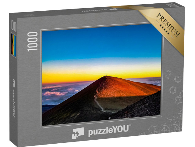 Puzzle 1000 pezzi „Mauna Kea: cima dell'Isola Grande delle Hawaii, Stati Uniti d'America.“