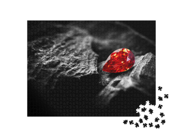 Puzzle 1000 pezzi „Rubino rosso“