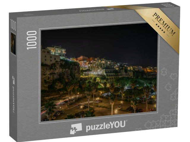 Puzzle 1000 pezzi „Vista a destra di Tropea, Calabria, Italia“