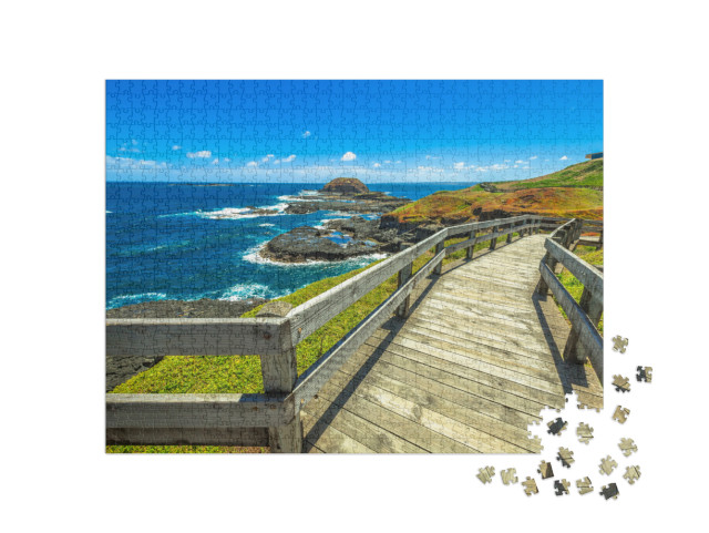 Puzzle 1000 pezzi „Grant Point, punta occidentale di Phillip Island, Victoria, Australia“