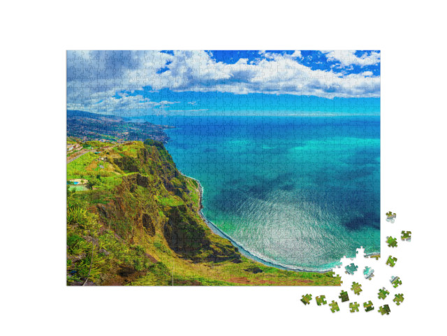 Puzzle 1000 pezzi „Il punto più alto di Madeira: Cabo Girao, Portogallo“