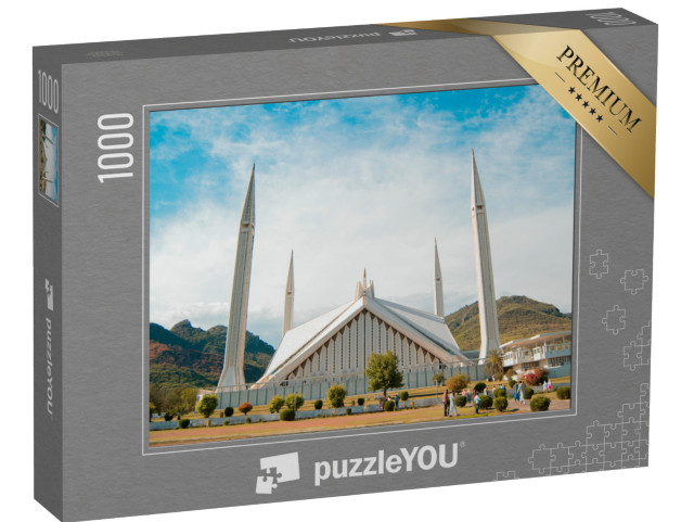 Puzzle 1000 pezzi „Moschea Faisal: un edificio di Islamabad“