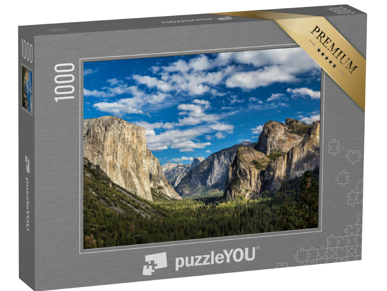 Puzzle 1000 pezzi „Il selvaggio Parco Nazionale dello Yosemite, USA“