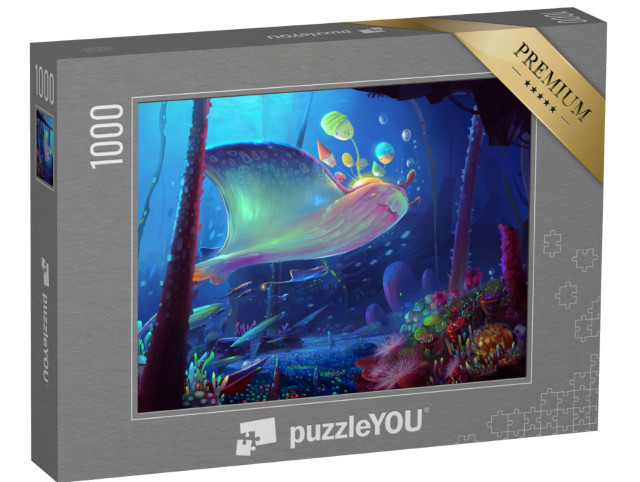 Puzzle 1000 pezzi „Meraviglioso mondo sottomarino“