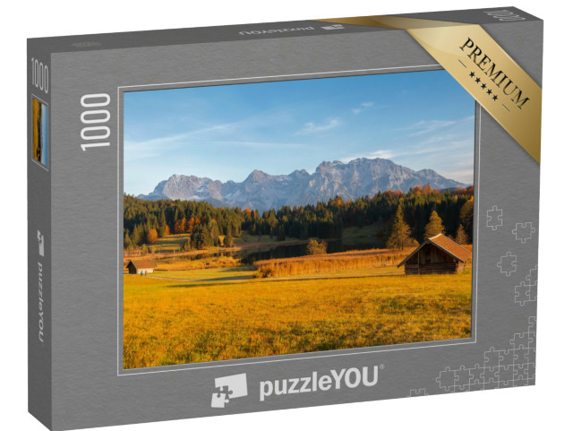 Puzzle 1000 pezzi „Bellissimo laghetto di montagna sul lago Geroldsee“