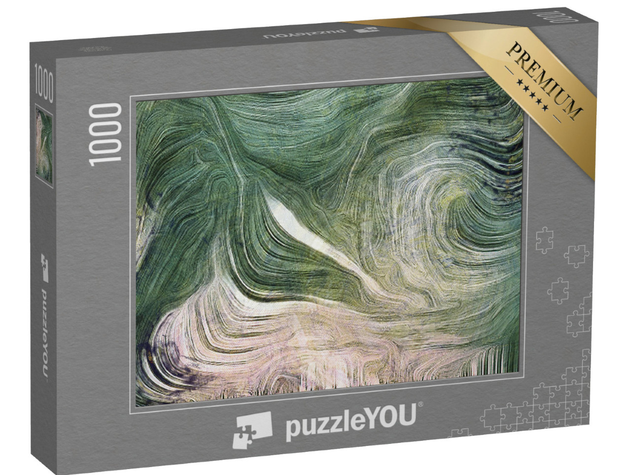 Puzzle 1000 pezzi „Linee fluide di movimento del colore“