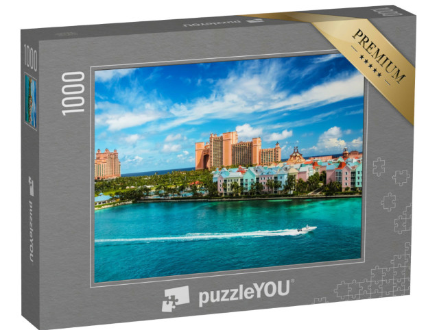 Puzzle 1000 pezzi „Paesaggio urbano di Nassau, Bahamas, Caraibi“