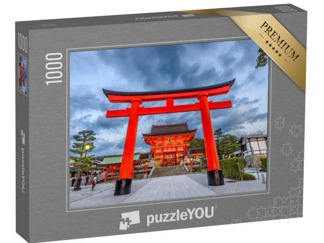 Puzzle 1000 pezzi „Santuario Fushimi Inari a Kyoto, Giappone“