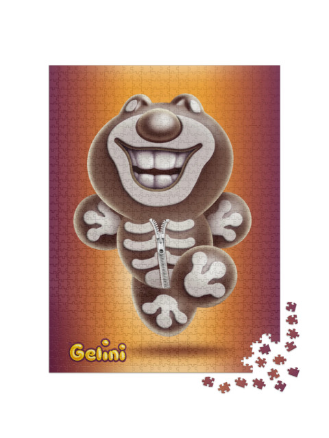 Puzzle 1000 pezzi „Gelini Halloween Nero“