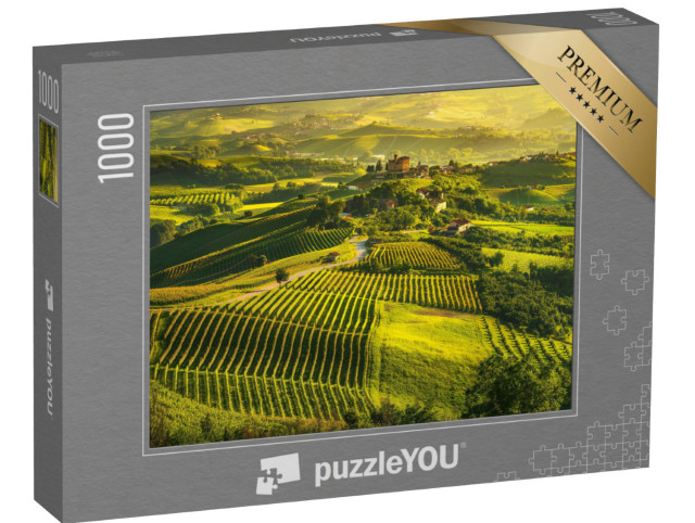 Puzzle 1000 pezzi „Vigneti: Grinzane Cavour, sito UNESCO in Piemonte“