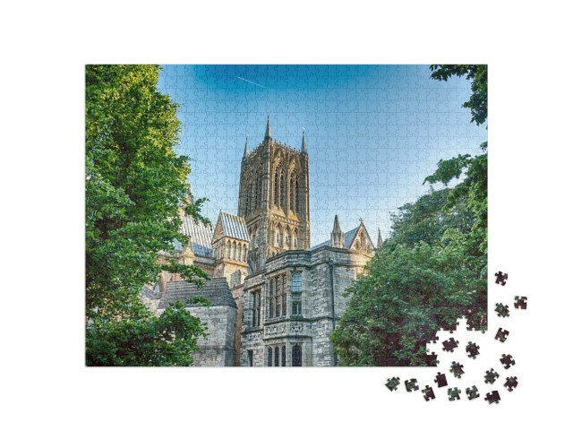 Puzzle 1000 pezzi „Cattedrale della Beata Vergine Maria di Lincoln“