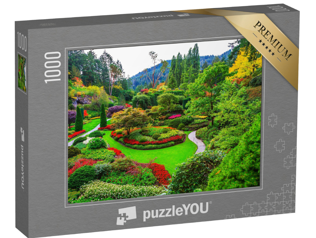 Puzzle 1000 pezzi „Giardini Butchart - Giardini sull'isola di Vancouver“