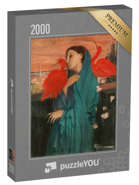 Puzzle 2000 pezzi „Edgar Degas - Giovane donna con ibis“