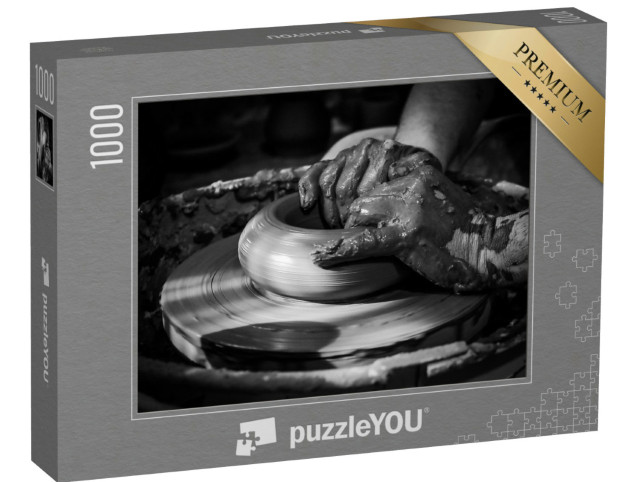 Puzzle 1000 pezzi „Ceramiche, bianco e nero“