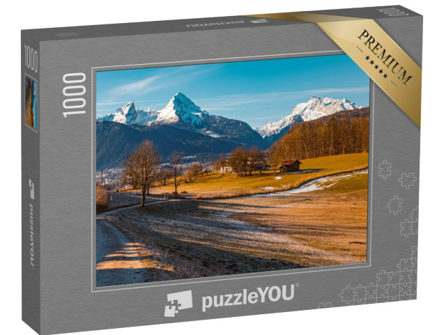 Puzzle 1000 pezzi „Watzmann e Hochkalter Berchtesgaden, Baviera“