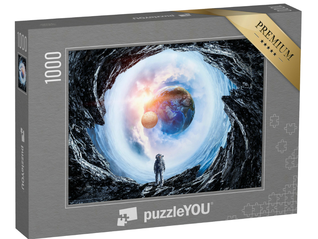 Puzzle 1000 pezzi „Spazio e astronauta“