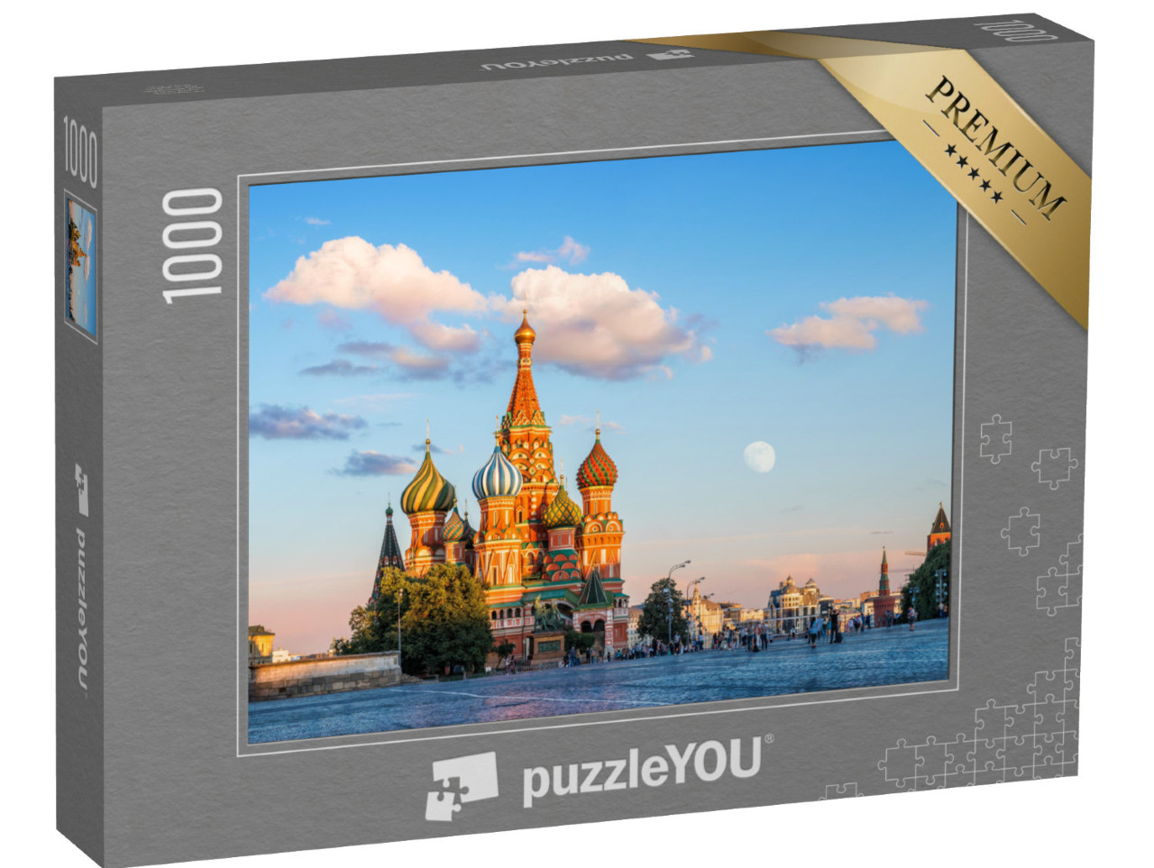 Puzzle 1000 pezzi „La Cattedrale di San Basilio sulla Piazza Rossa a Mosca“