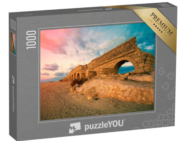 Puzzle 1000 pezzi „Antico acquedotto di Cesarea, Israele“