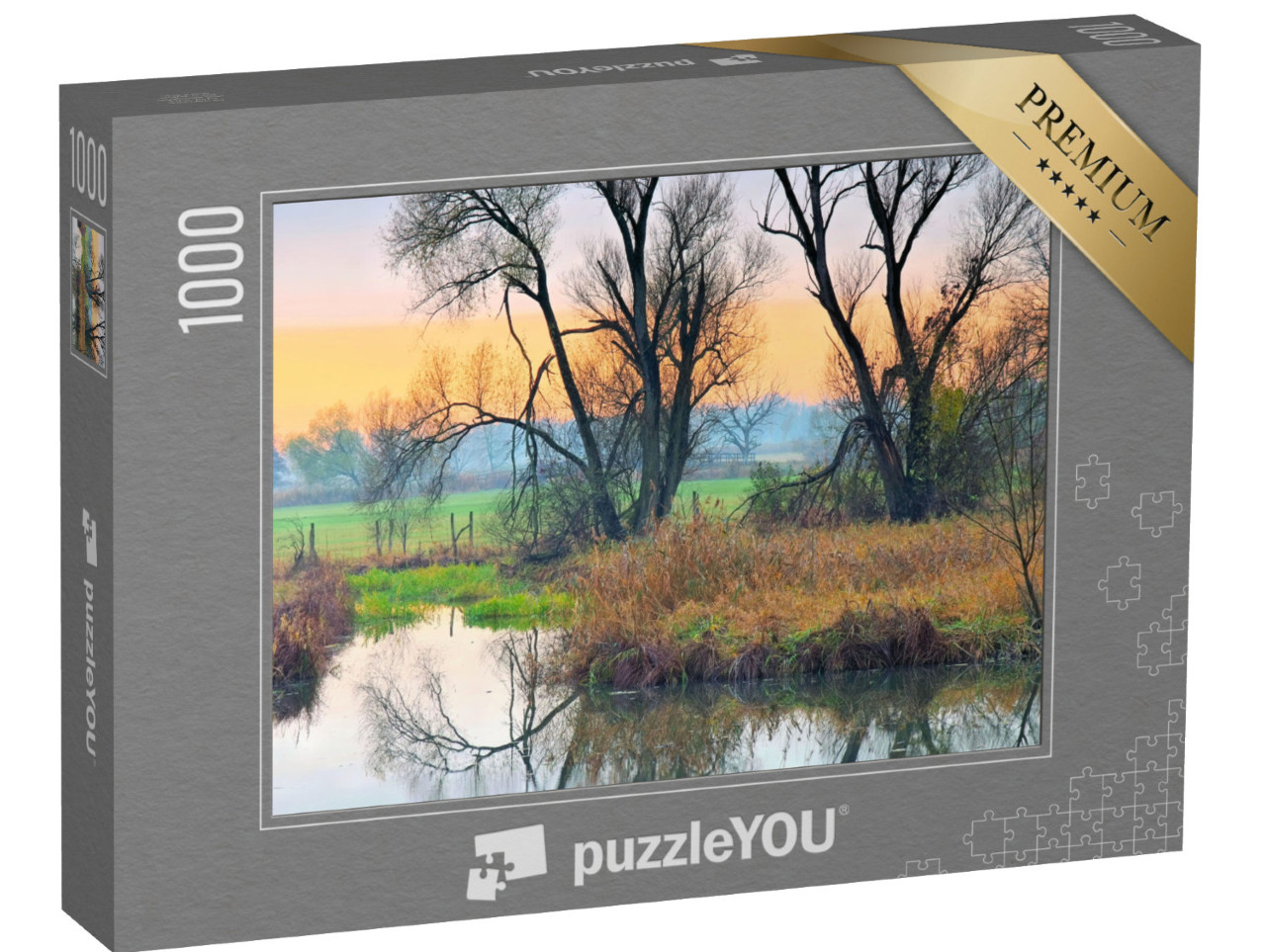 Puzzle 1000 pezzi „Il piccolo Spreewald in autunno, Brandeburgo“