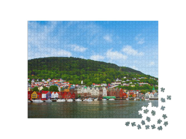 Puzzle 1000 pezzi „Città di Bergen, Norvegia“