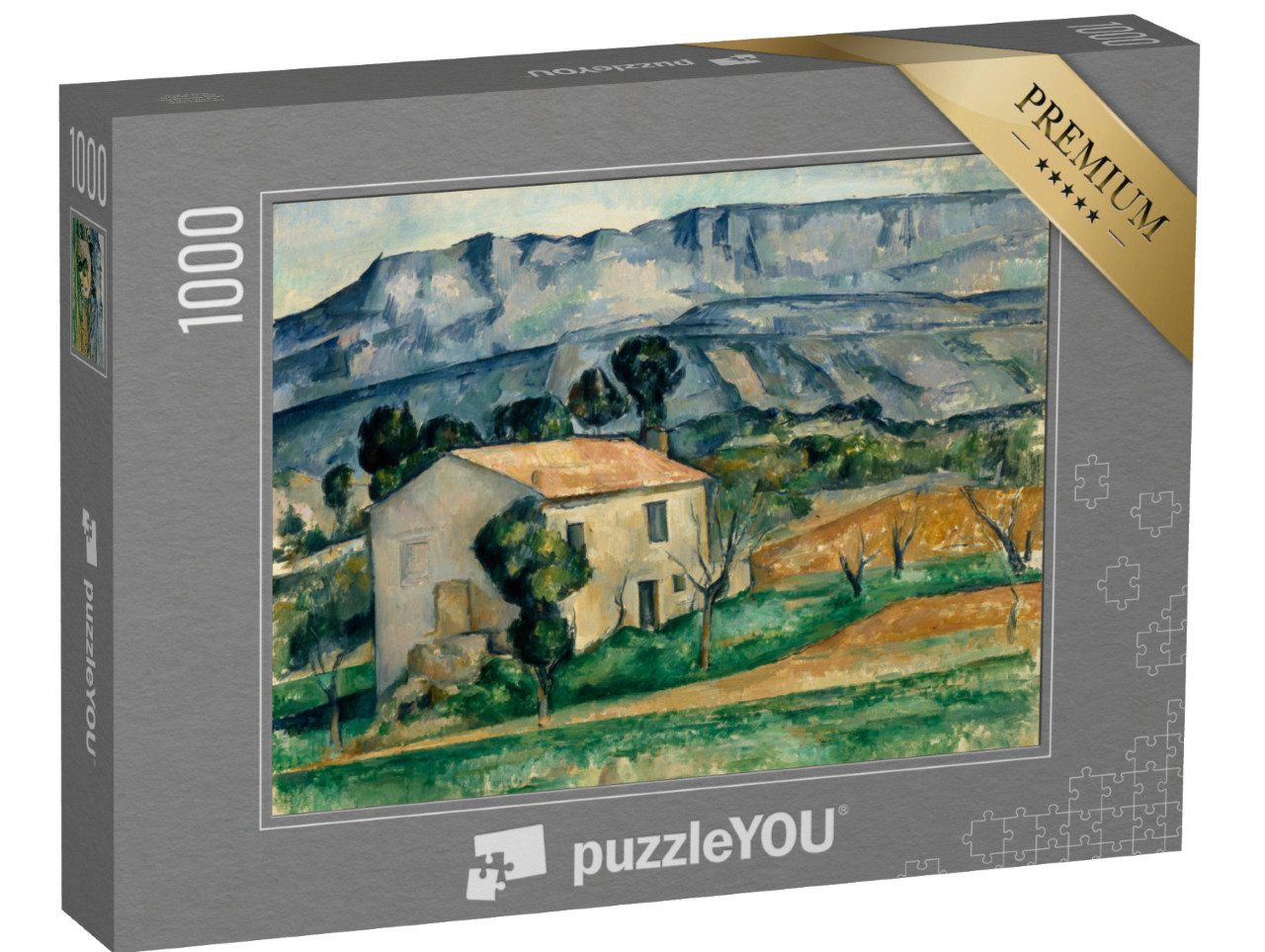 Puzzle 1000 pezzi „Paul Cézanne - Casa in Provenza“