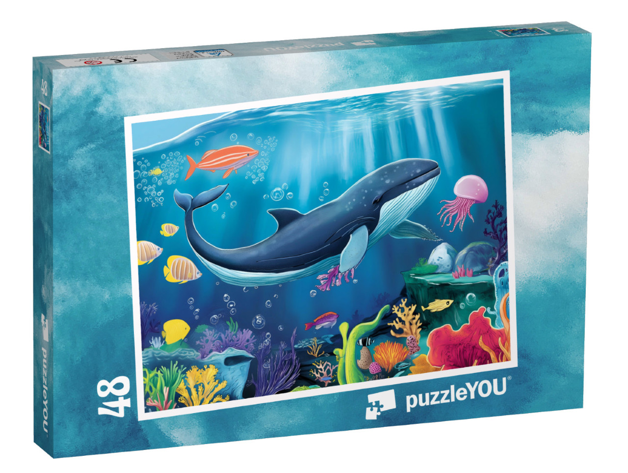 Puzzle 48 pezzi „Avventura nel mondo sottomarino“