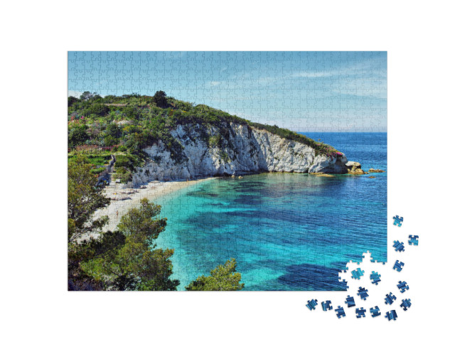 Puzzle 1000 pezzi „"Padulella2 spiaggia in Toscana, isola d'Elba.“