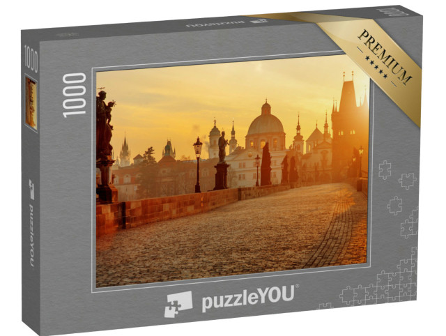 Puzzle 1000 pezzi „Il Ponte Carlo all'alba, Praga, Repubblica Ceca“