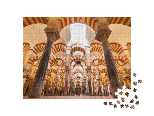 Puzzle 1000 pezzi „Cattedrale ed ex Grande Moschea di Cordova“