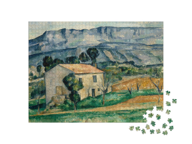 Puzzle 1000 pezzi „Paul Cézanne - Casa in Provenza“