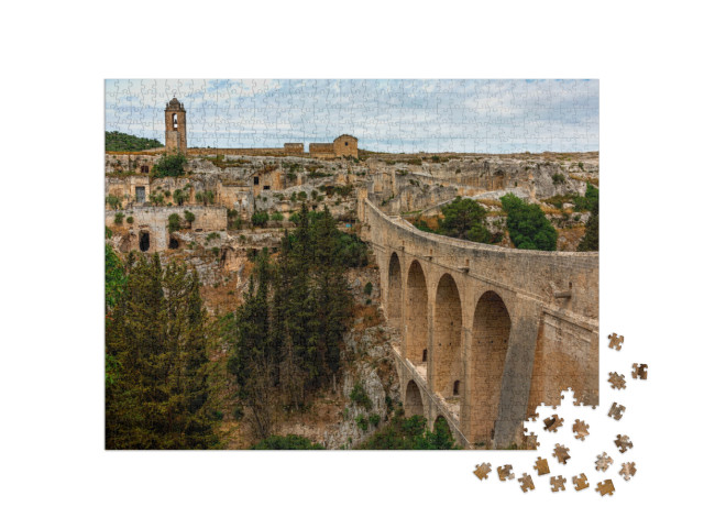 Puzzle 1000 pezzi „Gravina in Puglia in Italia“