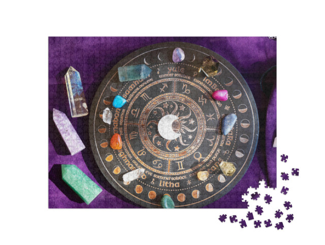 Puzzle 1000 pezzi „Pietre preziose per i segni zodiacali“