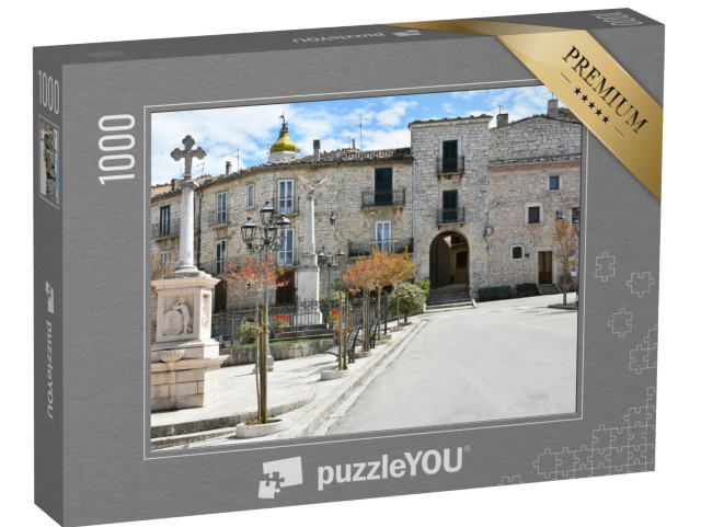 Puzzle 1000 pezzi „Piazza della città di Oratino, nell'Italia meridionale“