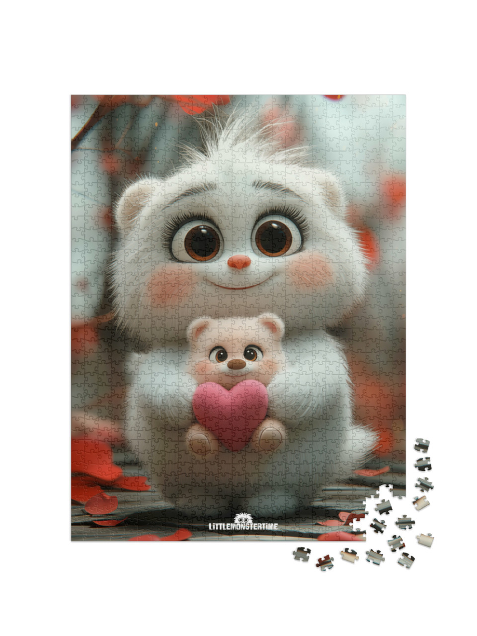 Puzzle 1000 pezzi „LITTLEMONSTERTIME: Cuddles“