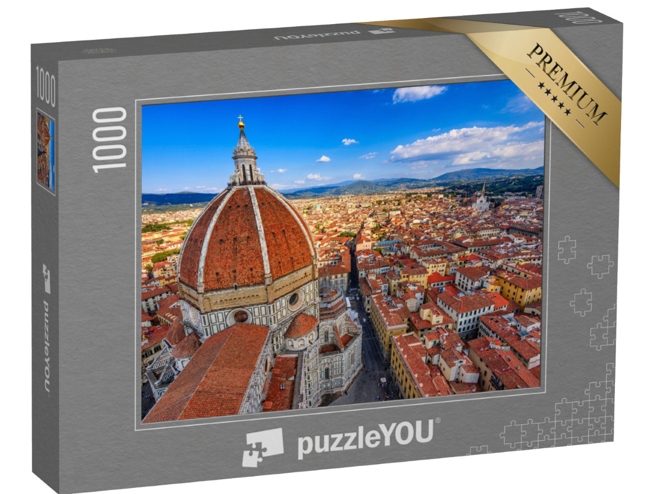 Puzzle 1000 pezzi „Bellissimo scatto di Firenze, Italia“