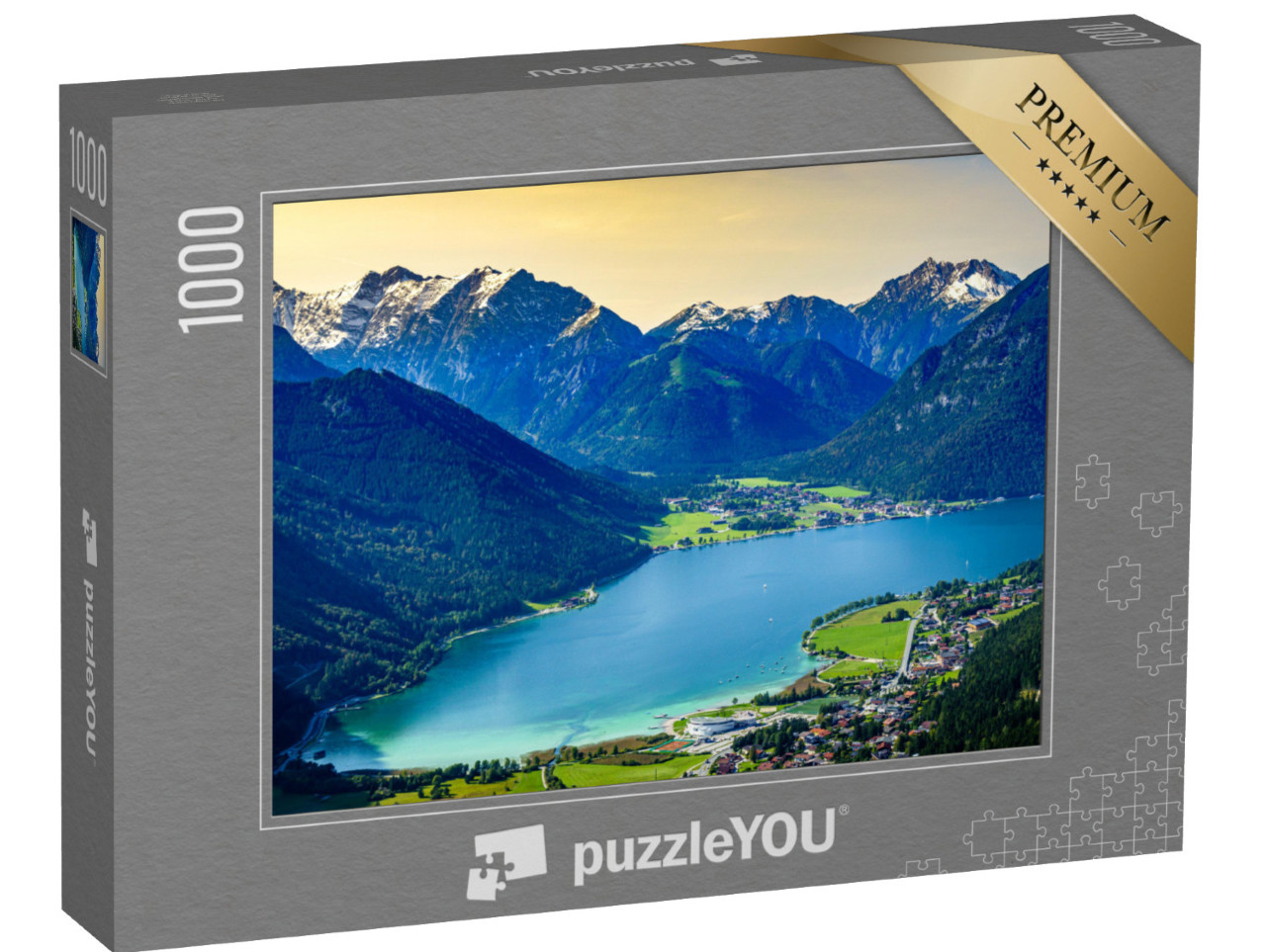 Puzzle 1000 pezzi „Vista sul lago Achensee in Austria“