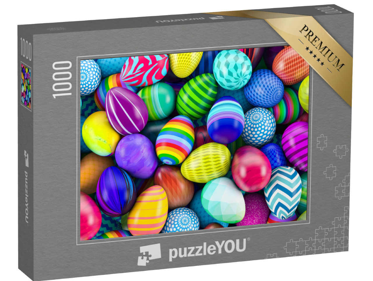 Puzzle 1000 pezzi „Uova di Pasqua colorate“