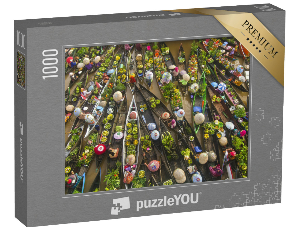 Puzzle 1000 pezzi „Mercato galleggiante“