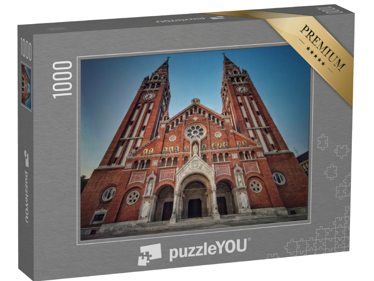 Puzzle 1000 pezzi „Una delle bellezze dell'Ungheria è la cattedrale di Szeged“