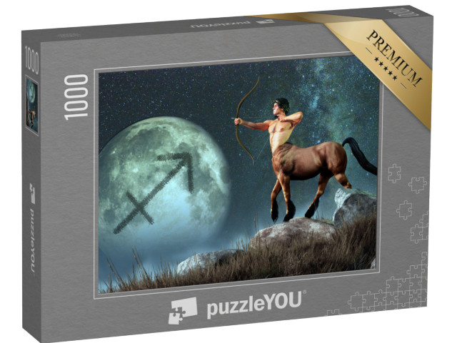 Puzzle 1000 pezzi „Sagittario, il centauro Sagittario, sesto segno dello zodiaco“