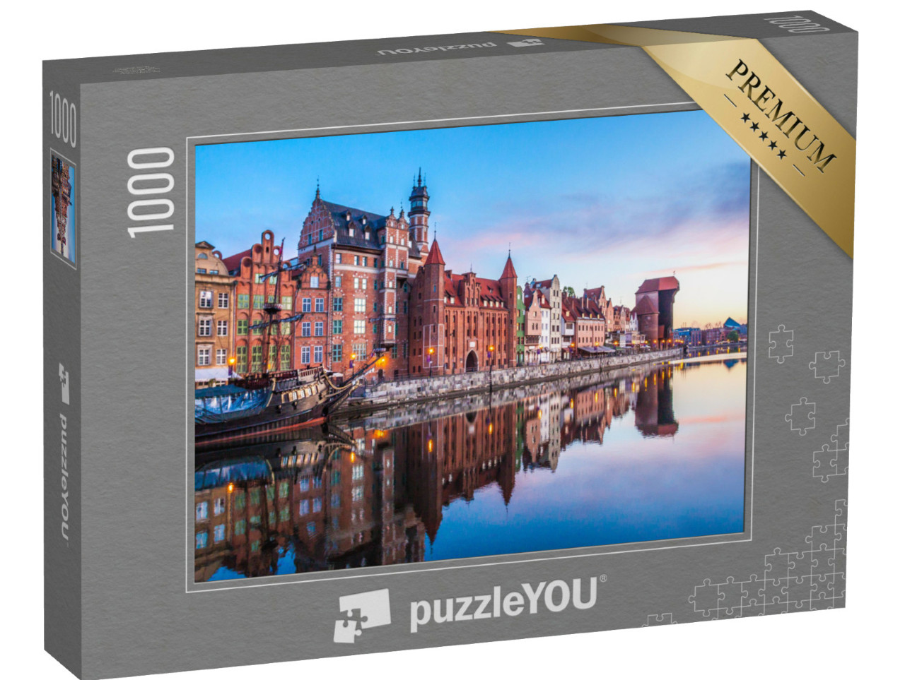 Puzzle 1000 pezzi „Alba a Danzica, Polonia“